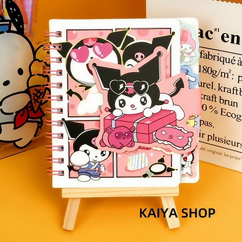 Kuromi Melody notebook Gegulungan kartun comel buku nota pelajar ini ...