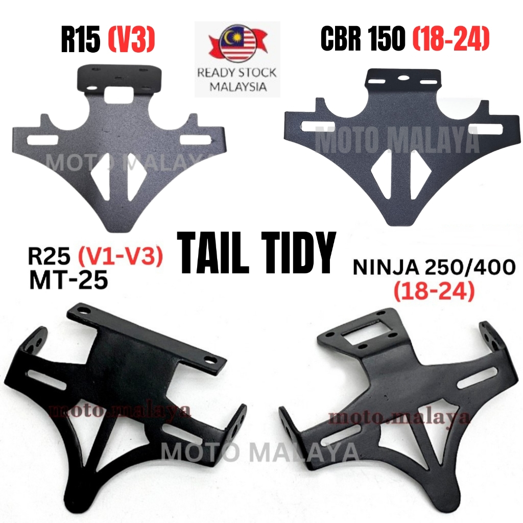 TAIL TIDY PLATE NUMBER R25 V1 V2 V3 R15 V3 MT25 CBR150 2019 2020 2021 ...
