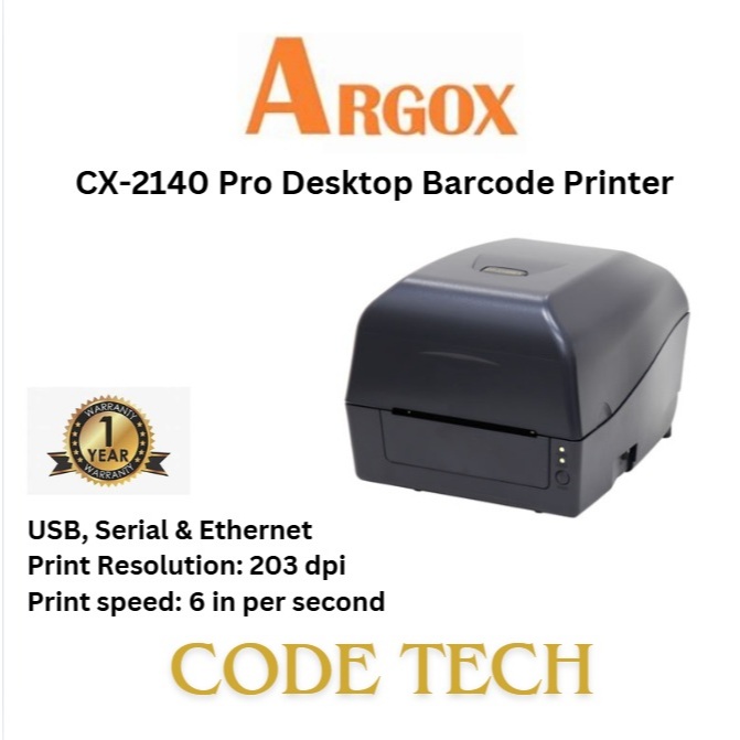 Argox CX-2140 Pro Desktop Barcode Printer | Shopee Malaysia