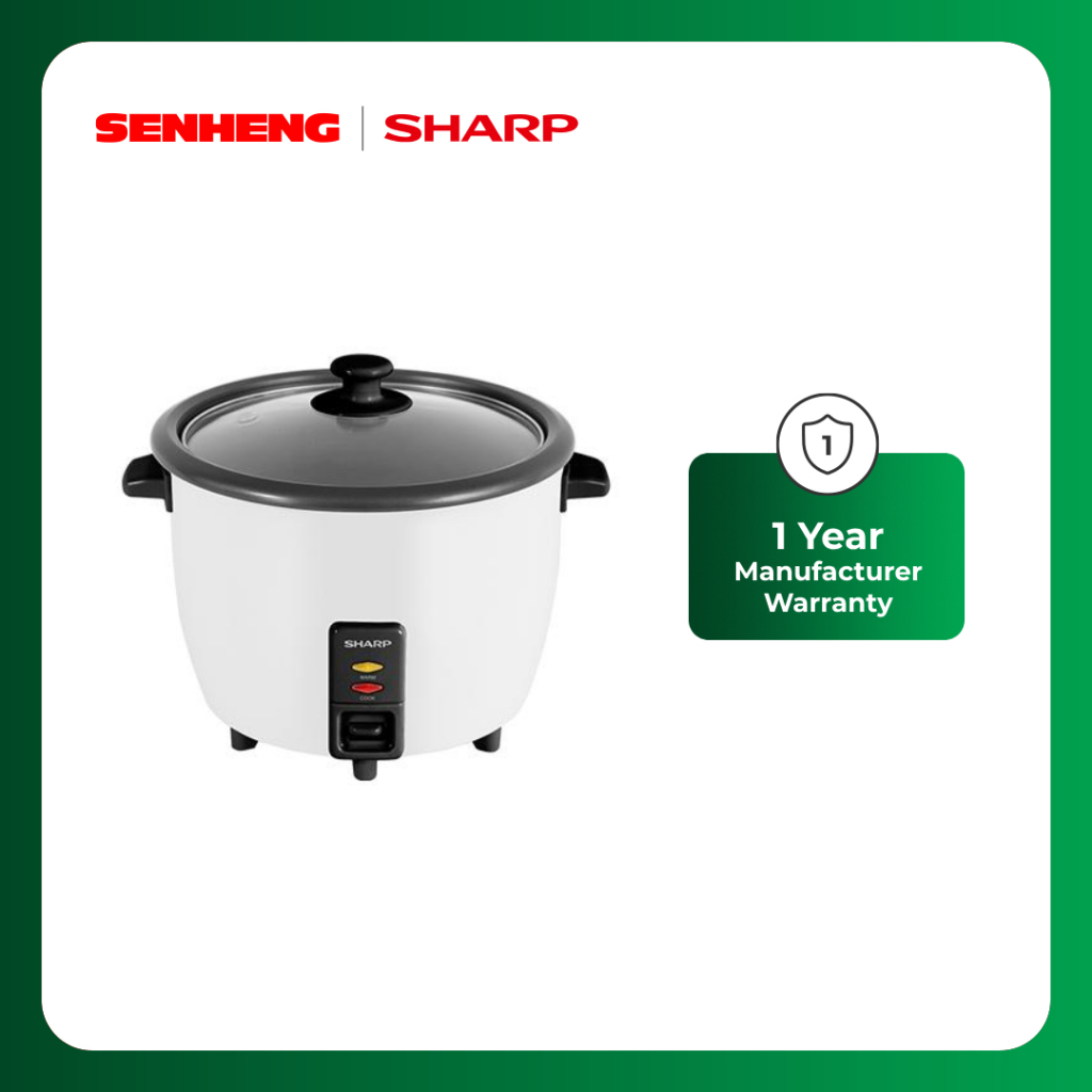 Sharp 1.8L Conventional Rice Cooker KSH188GWH | Shopee Malaysia
