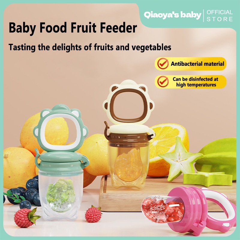Baby Food Fruit Feeder Bite Baby Nnipple Silicon Pacifier Puting ...
