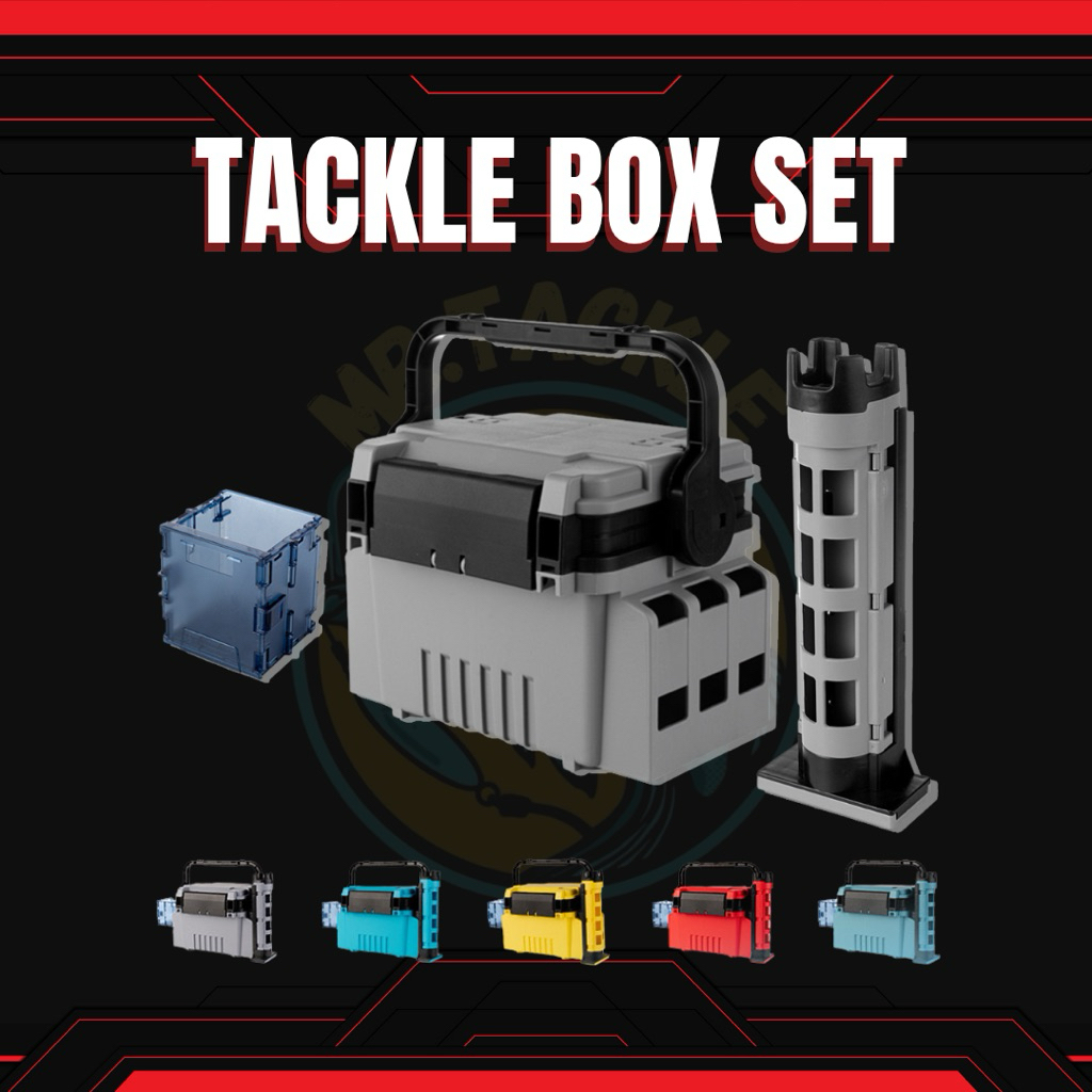 【MR.T】Kotak Pancing Besar Kalis Air Waterproof Fishing Tackle Box With ...