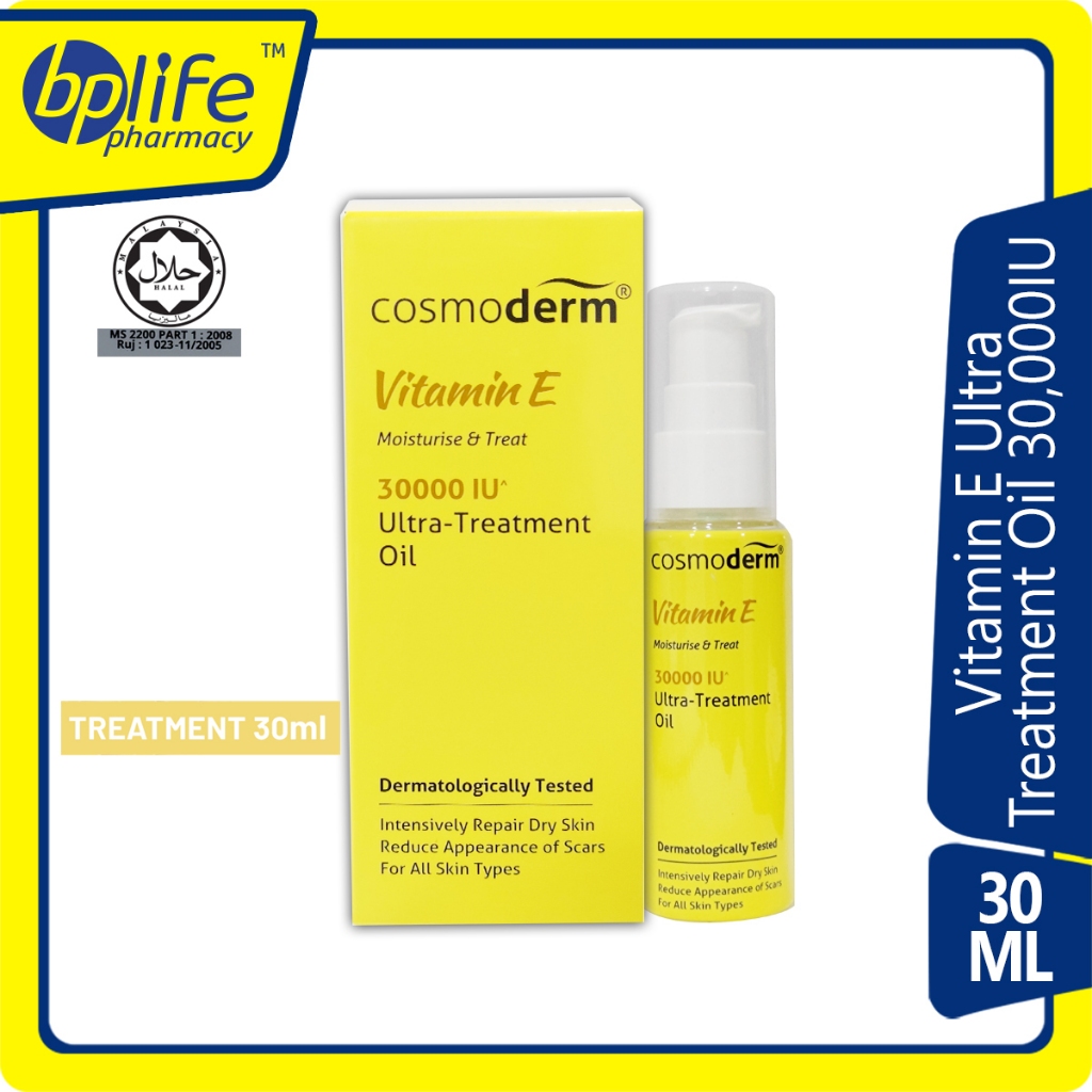 Cosmoderm Vitamin E UltraTreatment Oil 30,000IU 30ml | Shopee Malaysia
