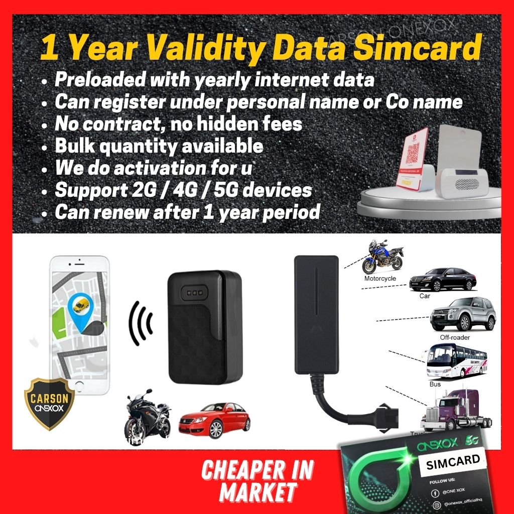 1 Year Validity IOT M2M SIM Card, No Contract, 2G 4G 5G SIM for GPS ...