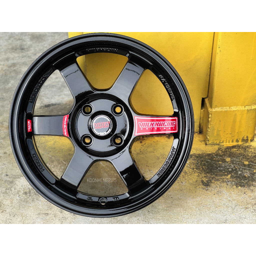 New Car Sport Rim Thailand RAYS VOLK RACING TE37SL 15x6.5J 4x100 ET40 ...