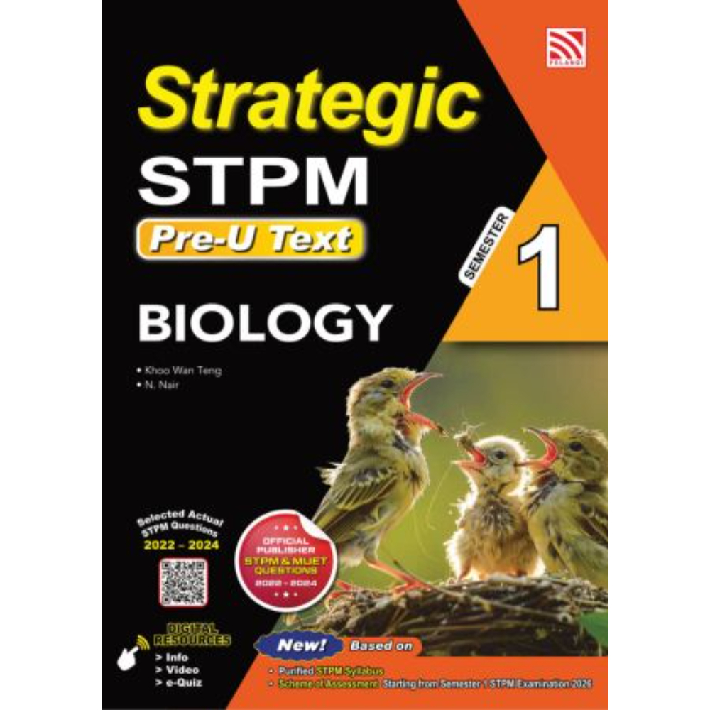 Strategic STPM Text Pre-U Biology Semester 1 | Shopee Malaysia