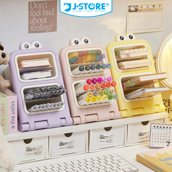 Shopee Malaysia Detachable Standable Oblique Insert Pen Holder Super ...