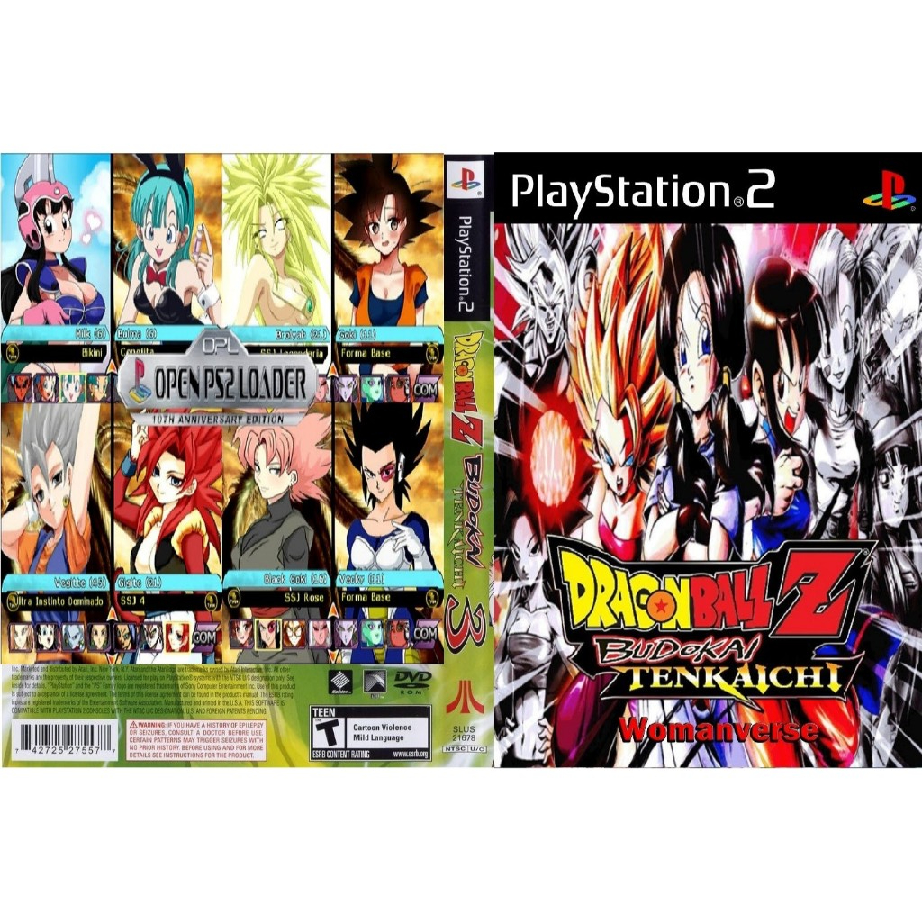 PS2 CD DVD GAME ( Dragon Ball Z: Budokai Tenkaichi 3 Womanverse ...