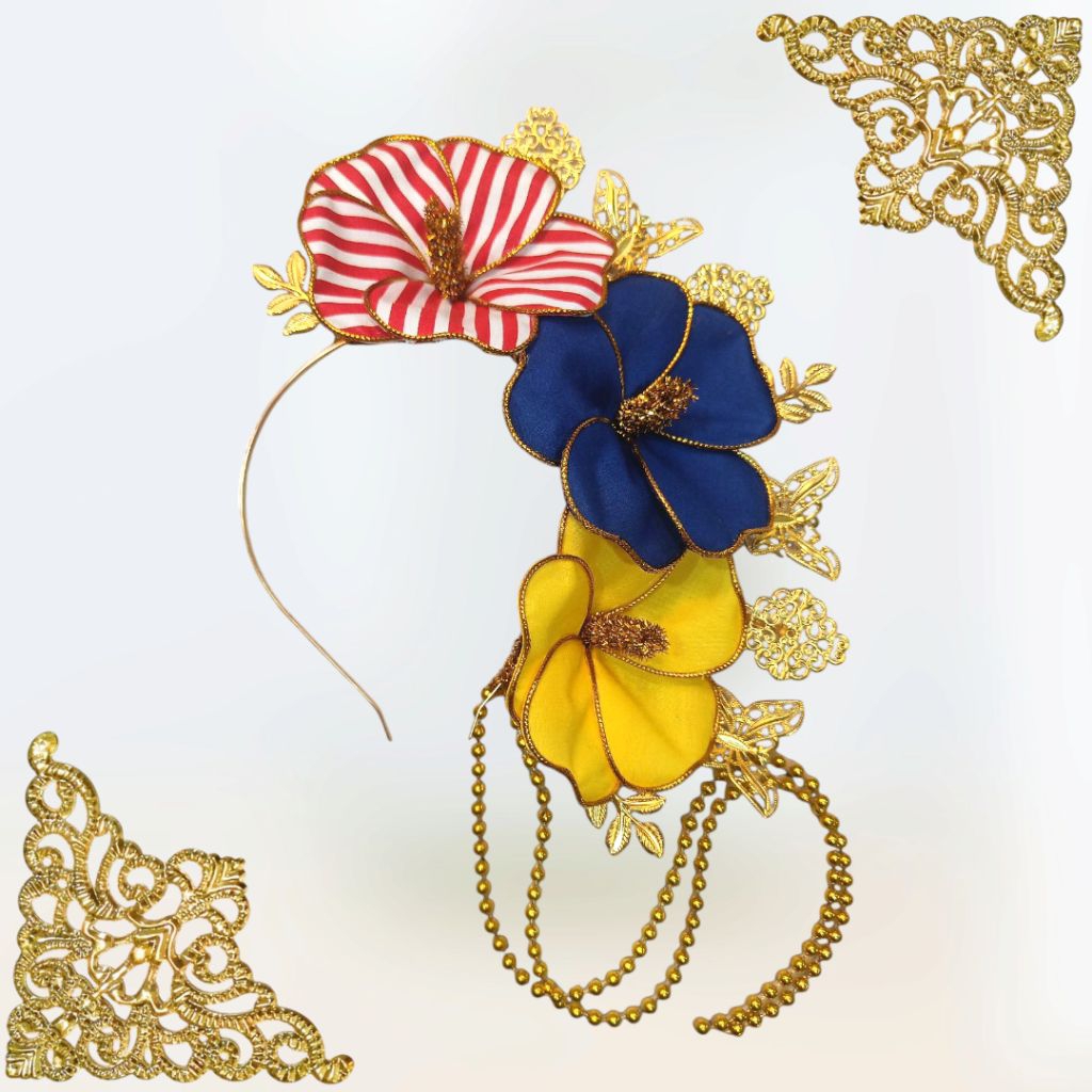 Sanggul merdeka bunga raya jalur | Shopee Malaysia