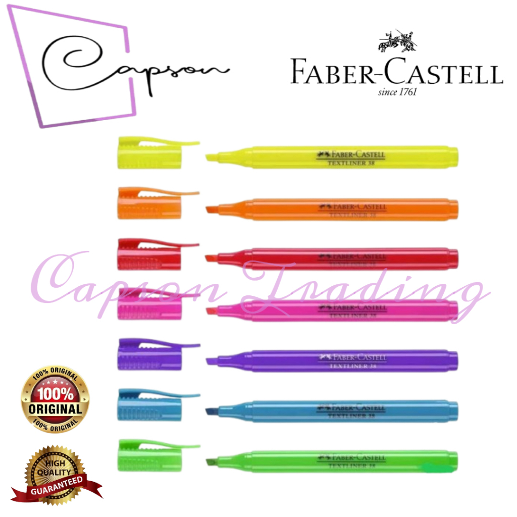 Faber Castell Texliner 38 Highlighter | Shopee Malaysia