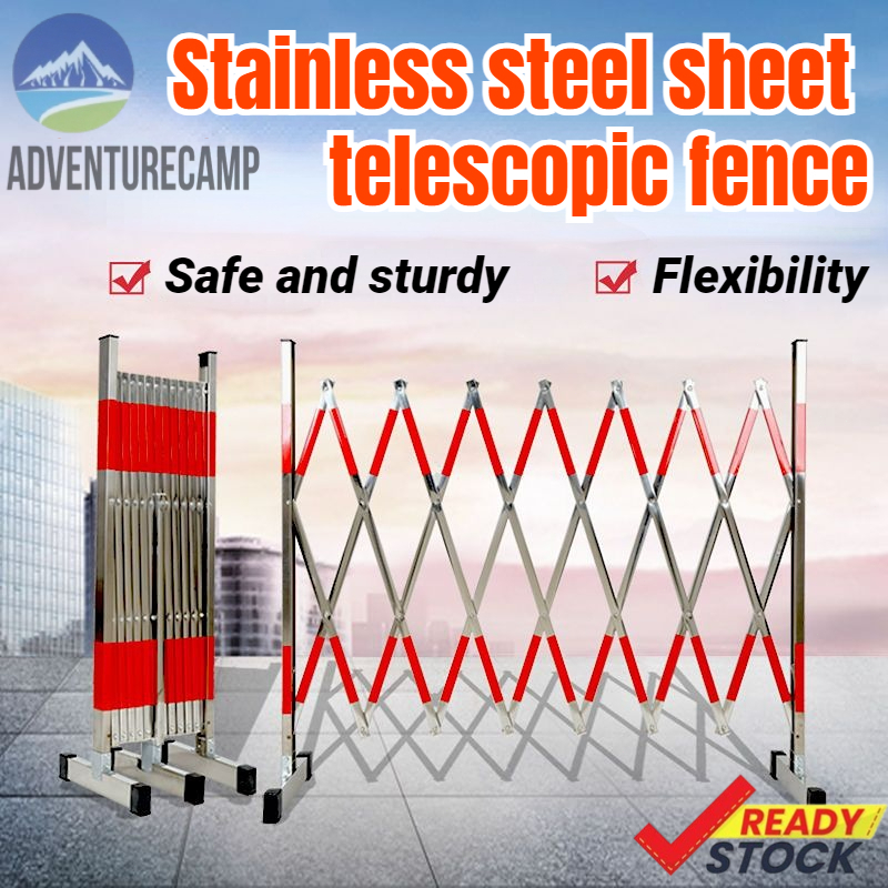 Stainless steel retractable fence, movable safety side fence, power ...