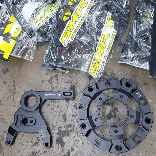 SMRT Caliper Bracket Yamaha Rear R1 Pump Bracket 2Pot P34 Full Black ...