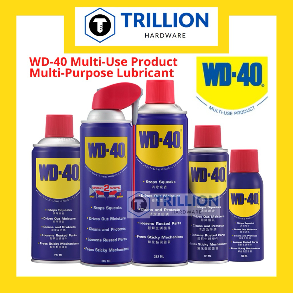 Ready Stock] WD-40 Multi-Use Product Multi-Purpose Lubricant Anti Rust Anti  Karat 191ml 277ml 333ml 382ml 412ml | Shopee Malaysia