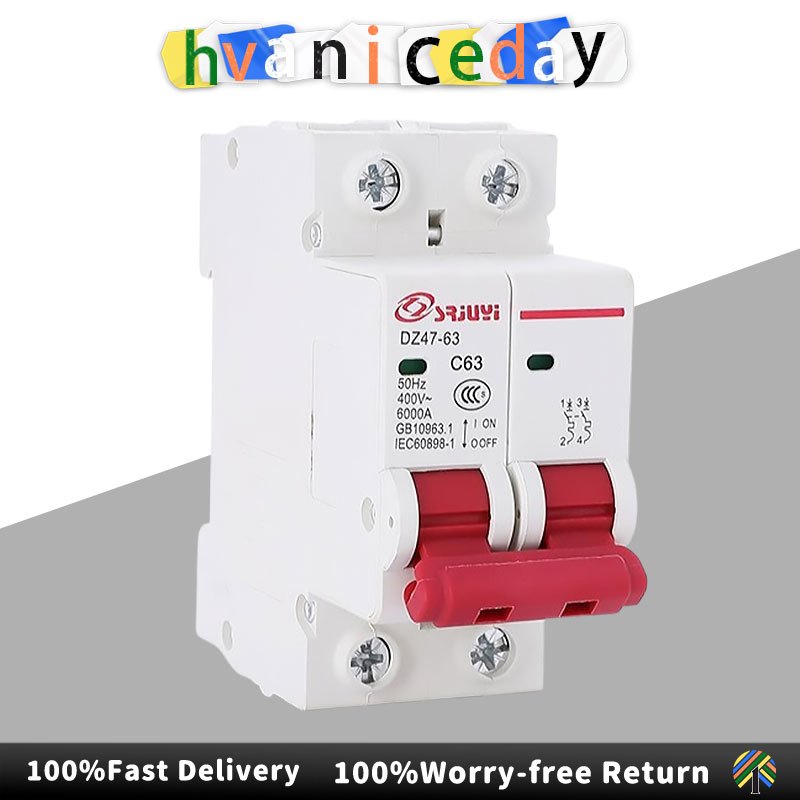 DC SOLAR Circuit Breaker 32A20A 2P Overload Short Circuit Protect 220V ...