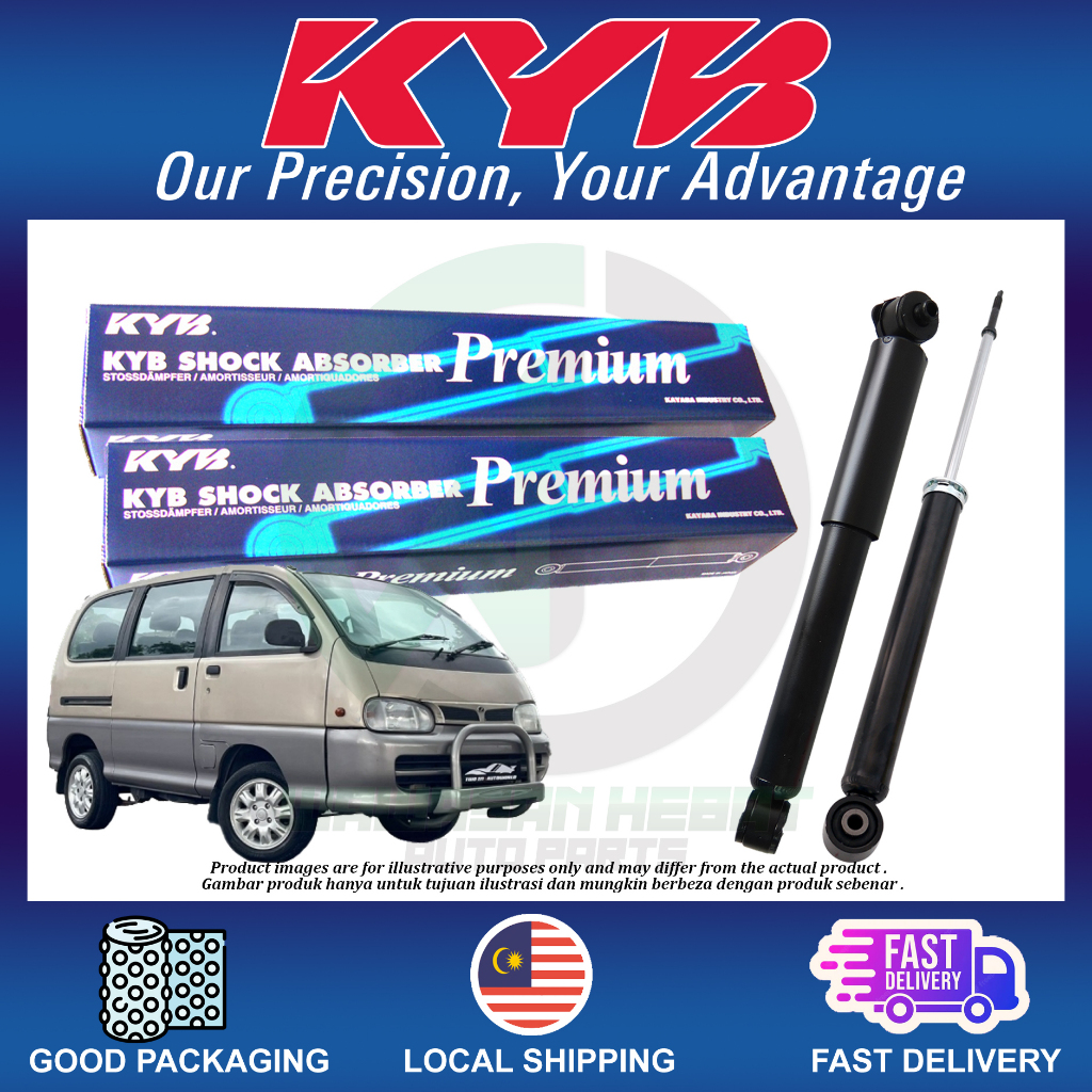 Perodua Rusa Front / Rear Premium Oil Shock Absorber KYB KAYABA ...
