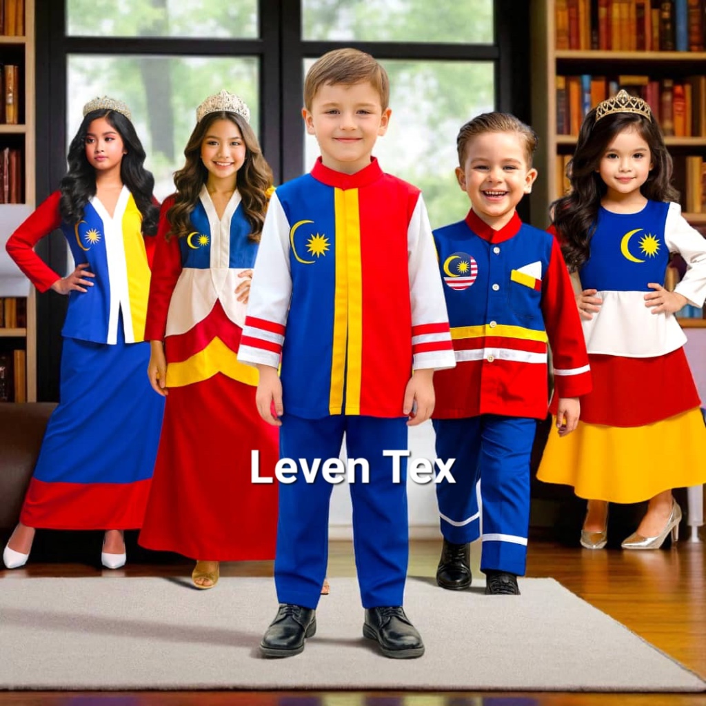 Merdeka Boy’s /Girl's (Como Crape premium) | Shopee Malaysia