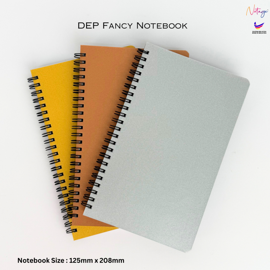 DEP Slim Wire-O Notebook Slim Fancy Journal Book for writing without ...