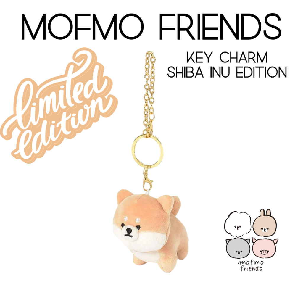 MOFMOFRIENDS Key Charm – Shiba Inu Edition MOFMO Shiba Inu Charm – Clip ...