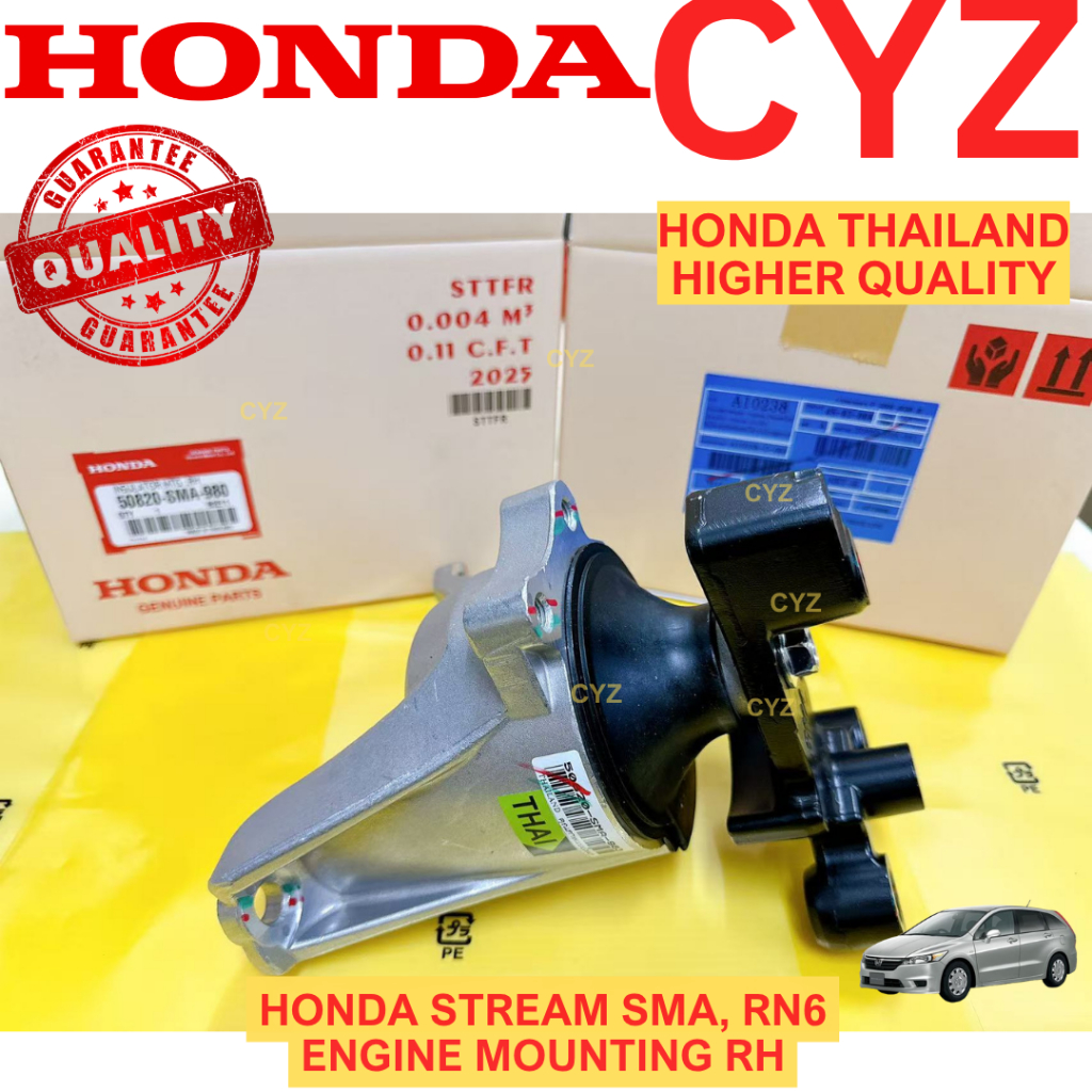 100% THAILAND HONDA STREAM SMA, RN6 ENGINE MOUNTING SET (HONDA THAILAND ...