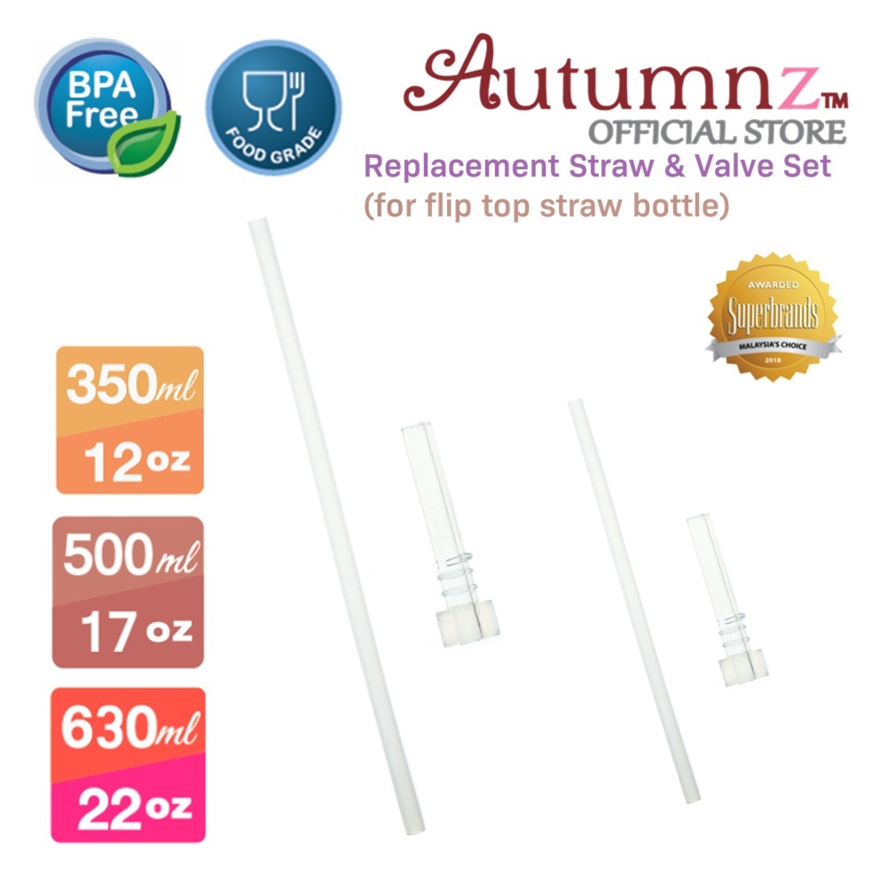 Autumnz Replacement Straw & Valve For Autumnz Flip Top Straw Bottle ...