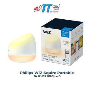 Philips WiZ Squire Portable Light 9W 22-65K RGB Type-G | Home Light / Tablet Light / Round Light