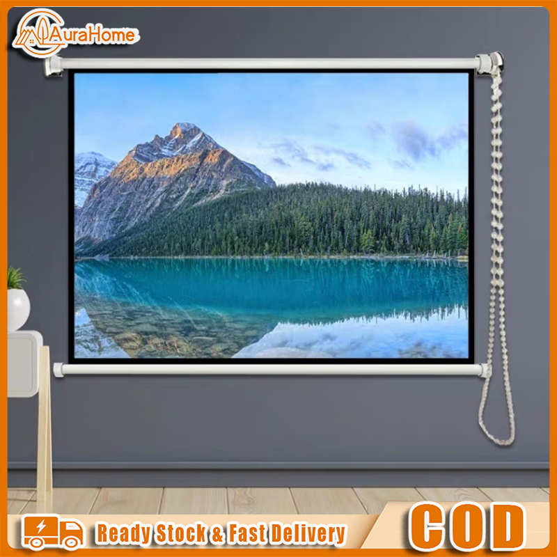Projection Curtain Cloth Kain Projector Anti Light Projector Screen 4k ...