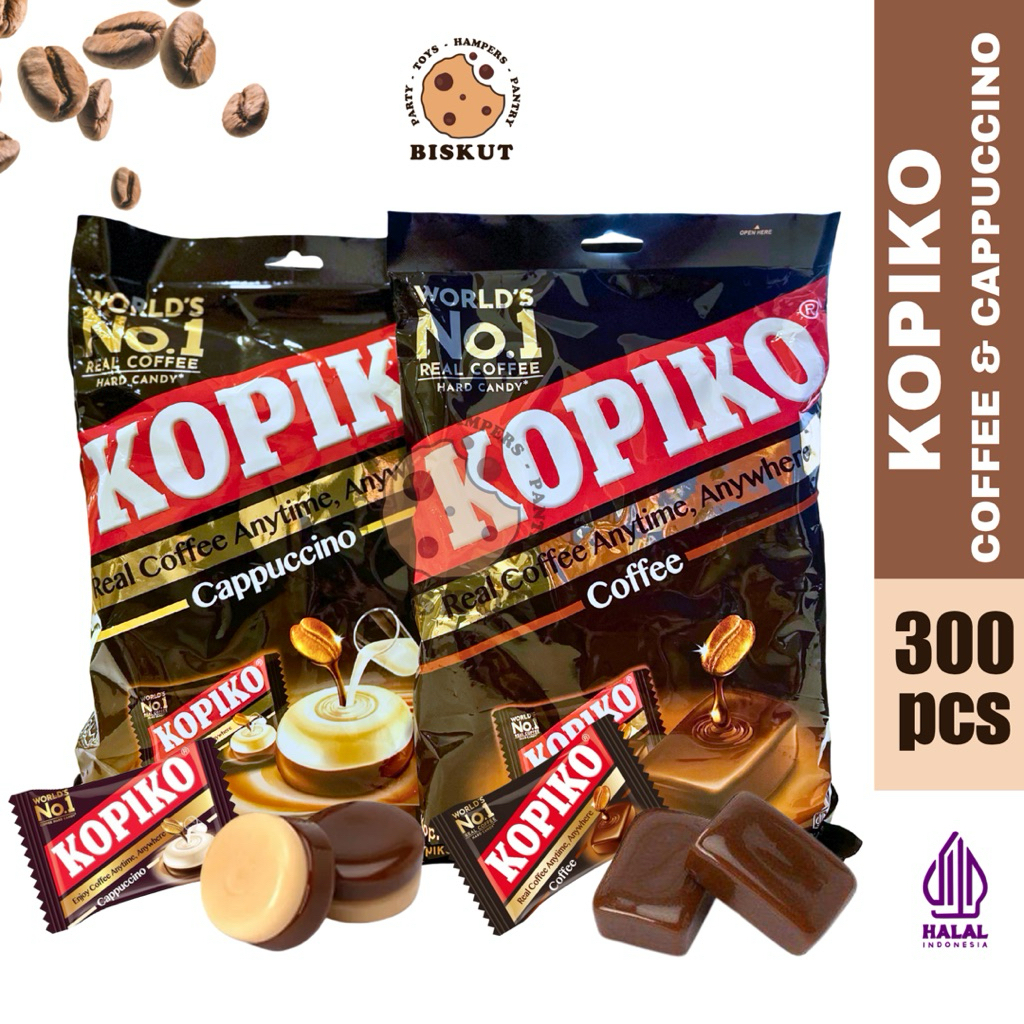 KOPIKO Coffee & Cappuccino Candy 1050g (300pcs) | Shopee Malaysia