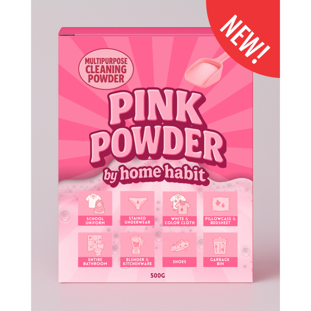 Pink Powder by Home Habit – Magic Multipurpose Cleaning Powder for ...