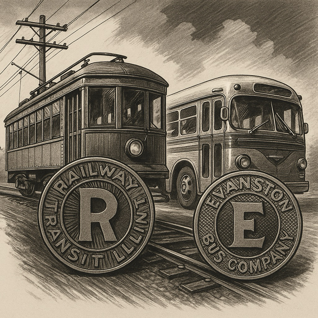 🇺🇸 Koleksi Token Bas & Kereta Api USA (1920s–1980s) – Rare Transit ...