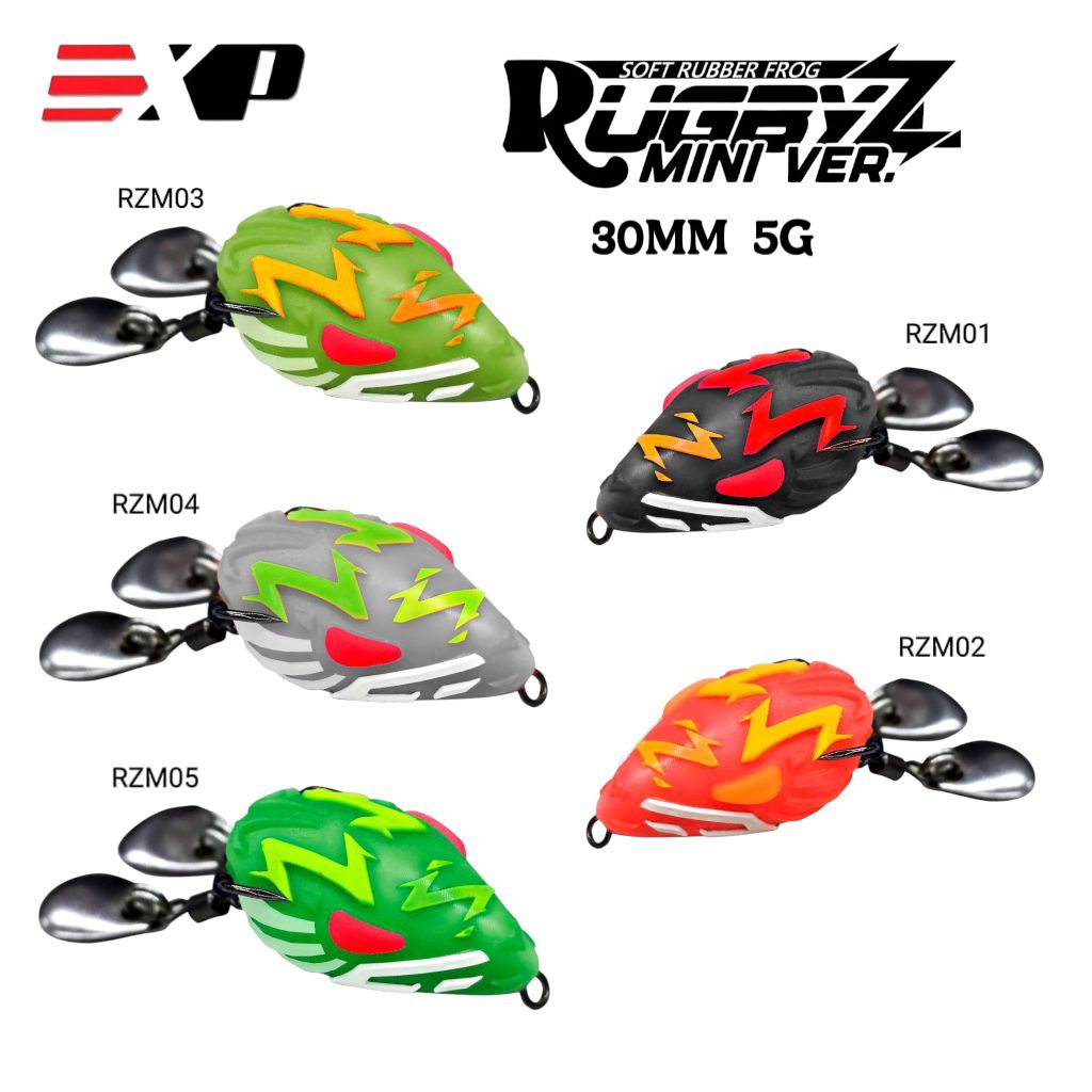 EXP RUGBY-Z MINI SOFT RUBBER FROG 30MM/5G | Shopee Malaysia