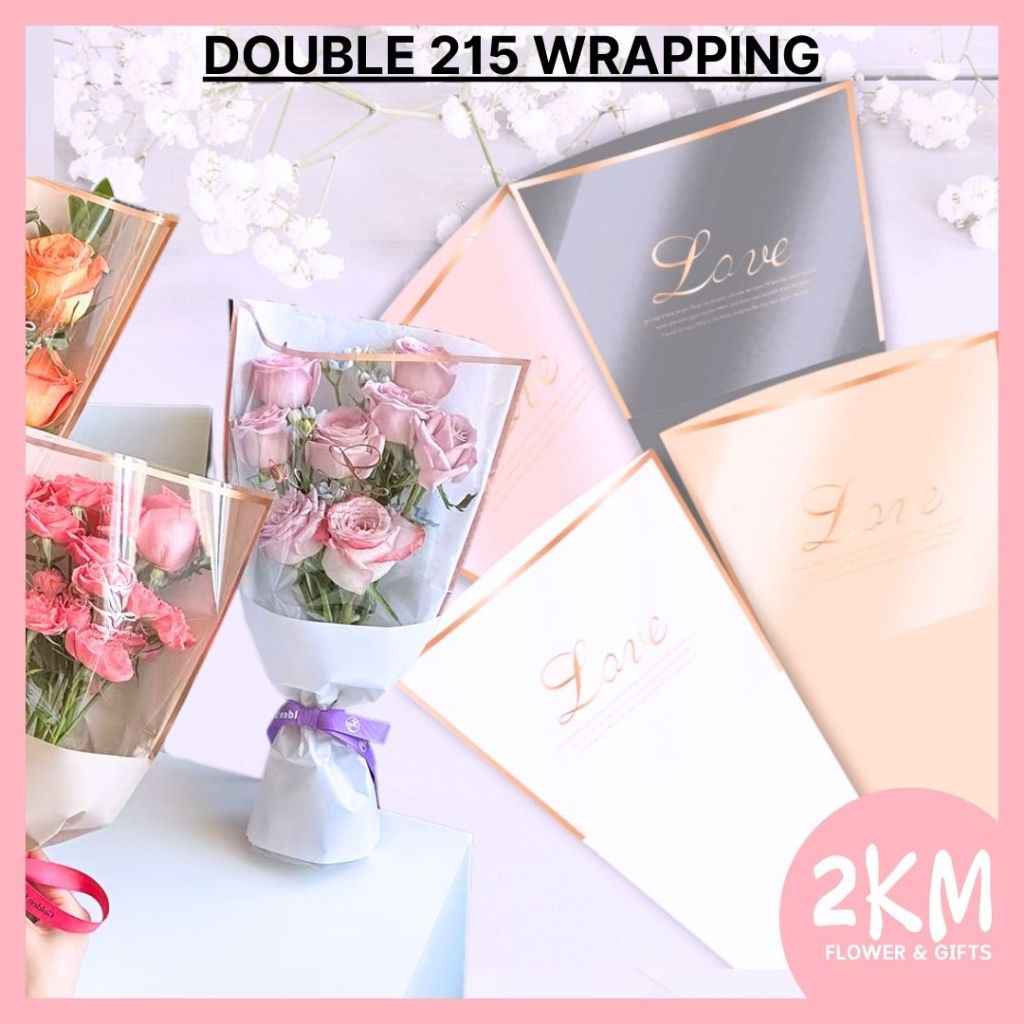 (10PCS) DOUBLE 215 Waterproof Flower Wrapping Paper Gift Florist Wrap ...