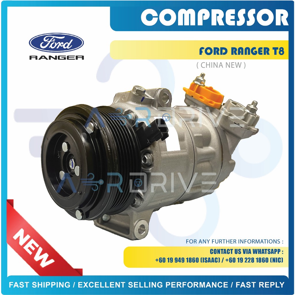 CHINA NEW FORD RANGER T8 6PK COMPRESSOR | Shopee Malaysia