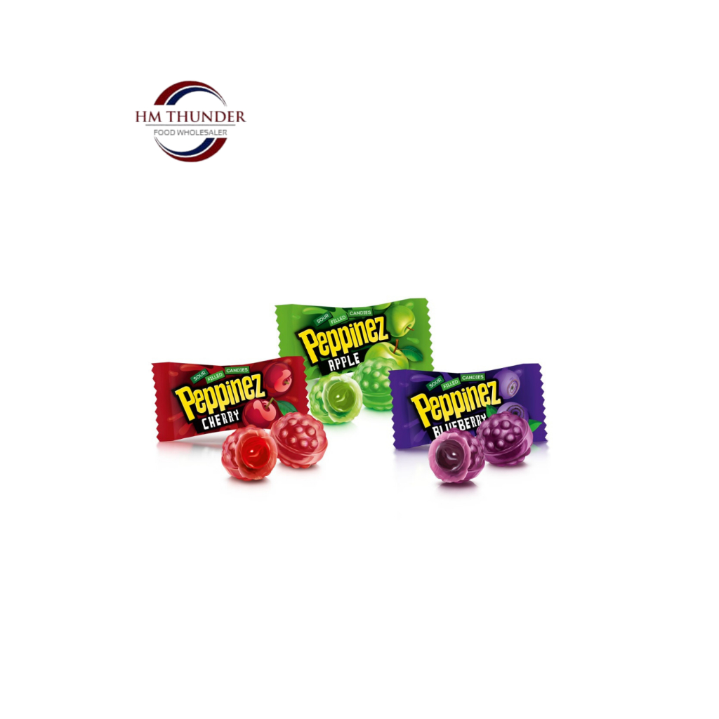 Roshen Peppinez Assorted Fruity Sour Filled Candies – Tangy & Sweet ...