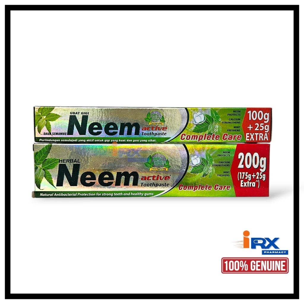 Neem Active Herbal Toothpaste 125g/200g | Shopee Malaysia
