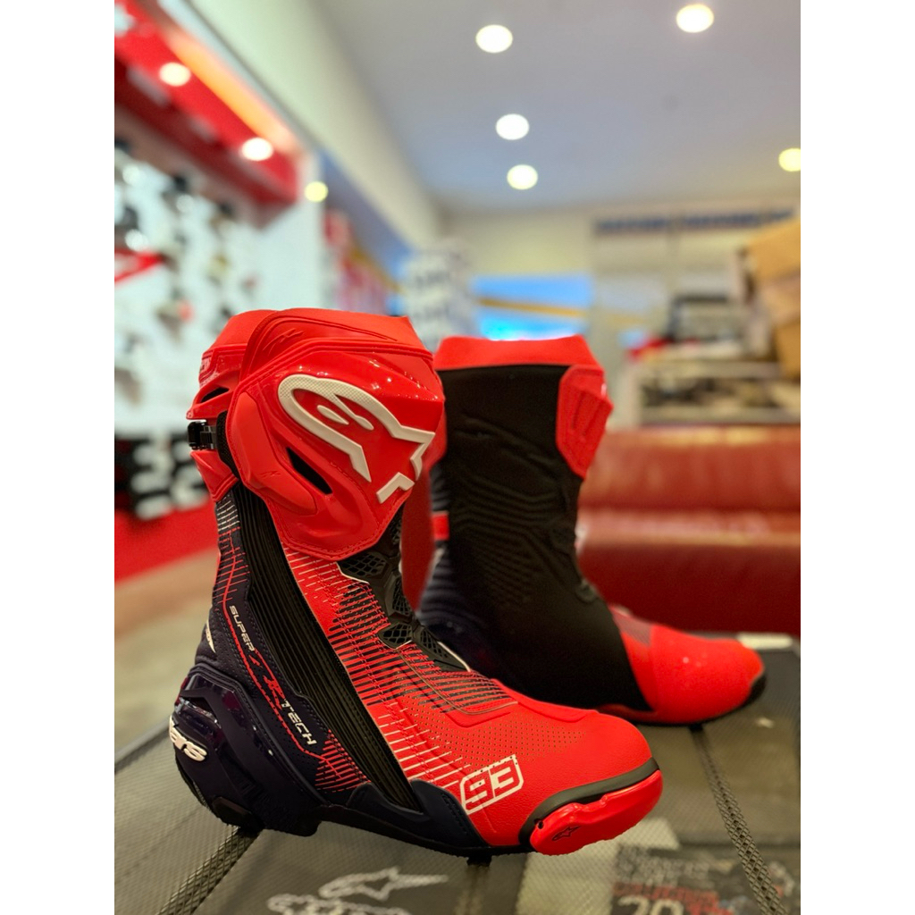 ALPINESTARS SUPERTECH R BOOTS MARQUEZ VENTED | Shopee Malaysia