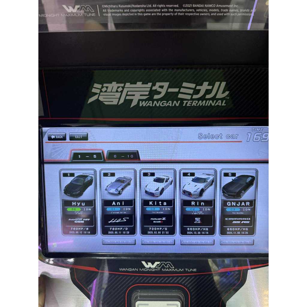 (15)Wangan Midnight 6RR Car Data- (Evo9/110s/Fairlady Nismo/Nismo R35 ...