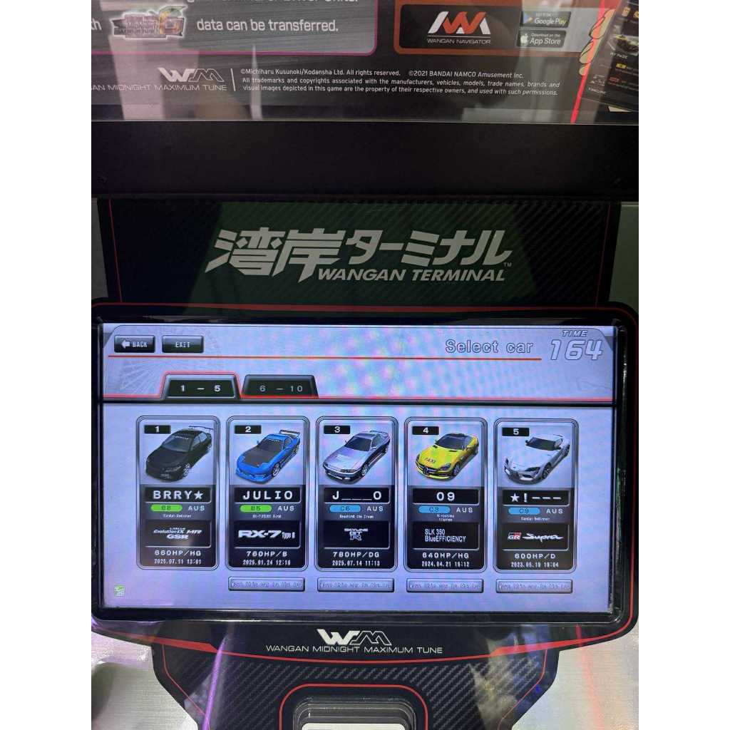 (25)Wangan Midnight 6RR Car Data- (Evo9/Rx-7) Konami Card x1 Same use ...