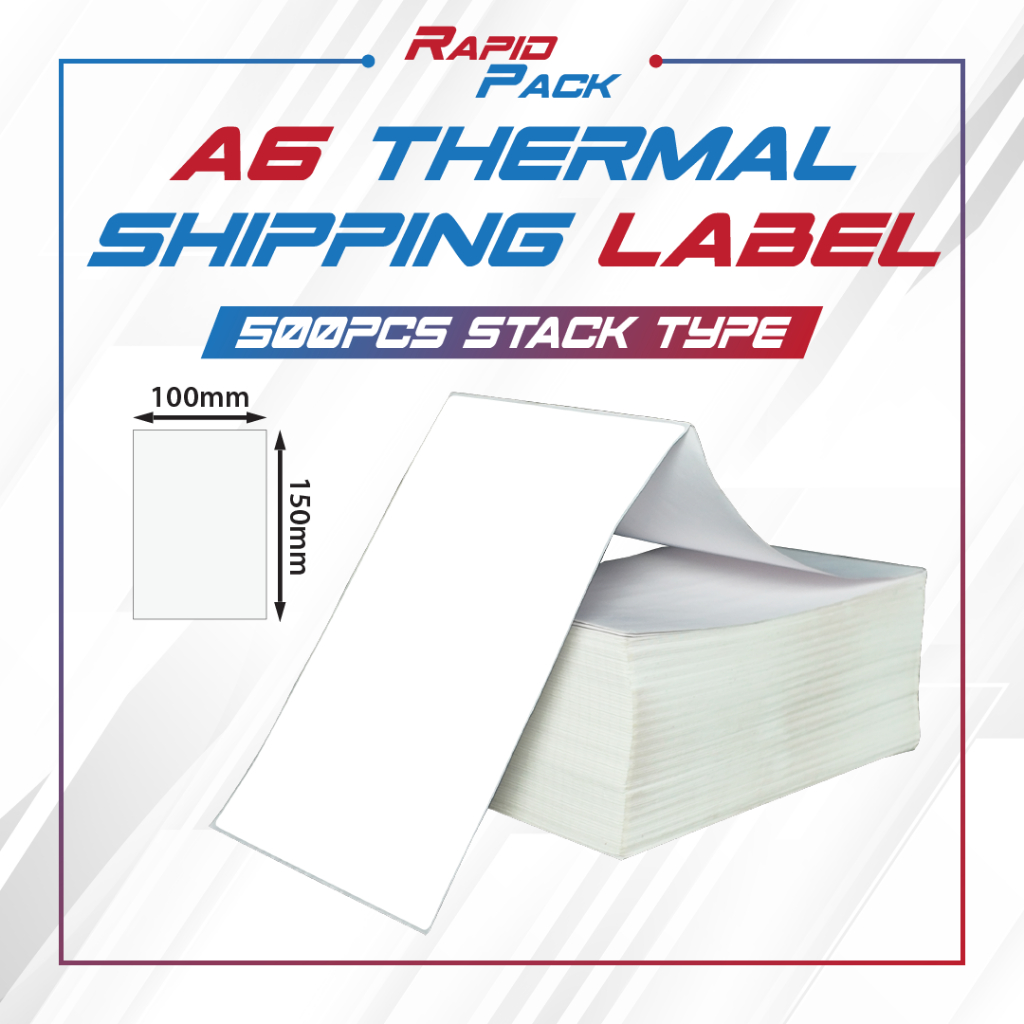 A6 Thermal Sticker 350/500pcs 100*150mm High Quality Consignment Note ...