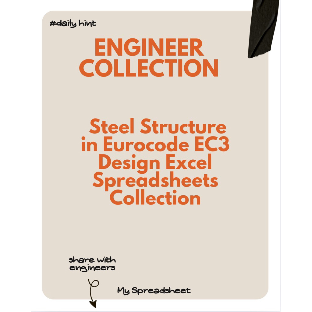 Engineer Collection- Steel Structure in Eurocode EC3 Design Excel ...