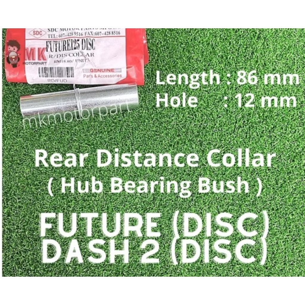 DISTANCE AR80 FUTURE 125 DASH-2 DISC REAR HUB CENTRE BUSH DISTANCE ...
