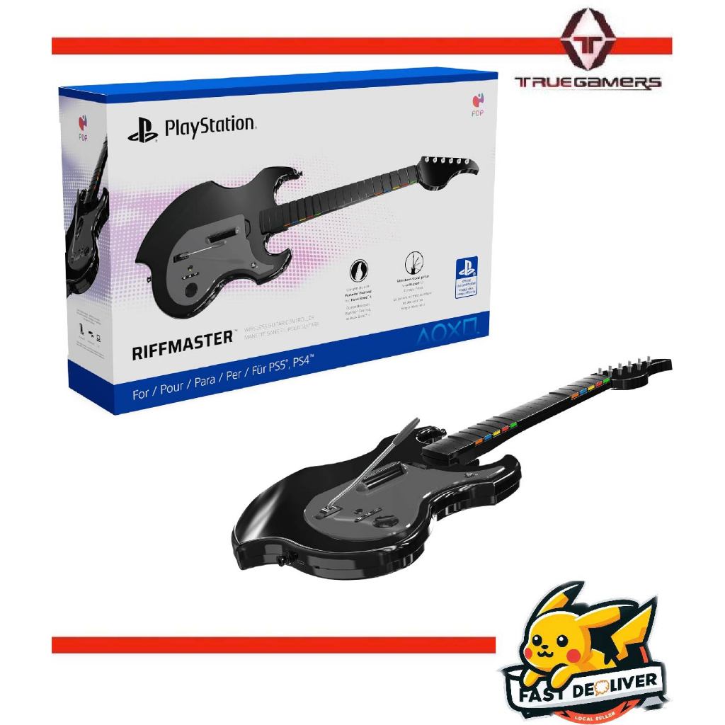 Official Sony Licensed RIFFMASTER Wireless Guitar Controller for ...