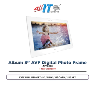 Album 8" AVF Digital Photo Frame APF8001