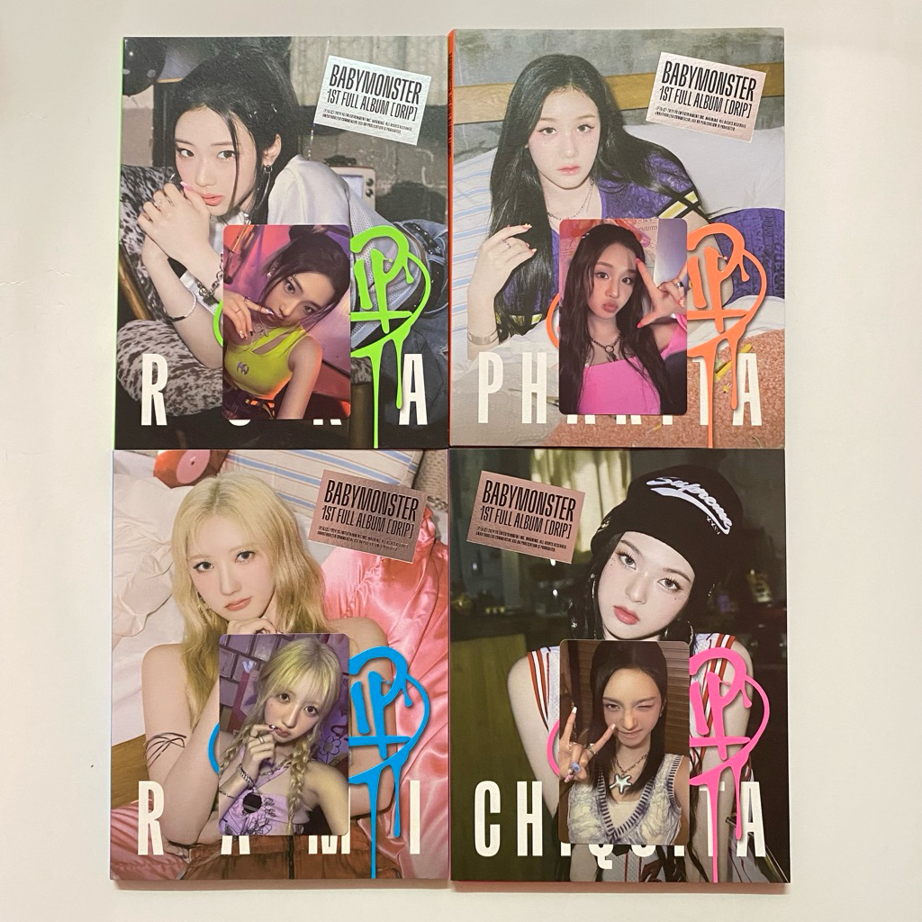 BABYMONSTER DRIP DIGIPACK UNSEALED ALBUM YGSELECT PHOTOCARD POB RUKA ...