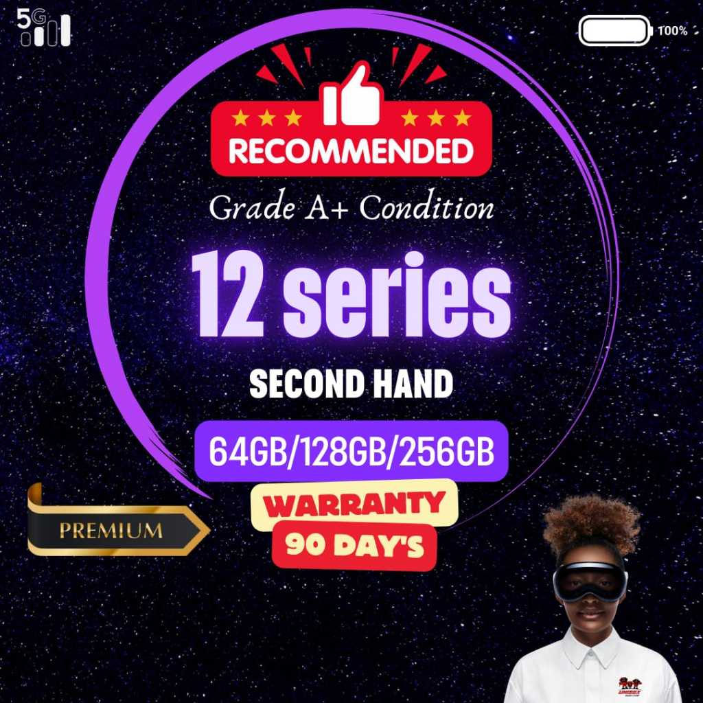 (Grade A+) 12 Used 128gb / 256gb Ori Part Second Hand (3 Month Warranty ...