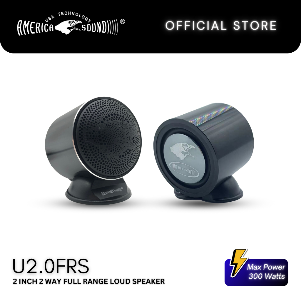 America Sound 2 Inch 2 Way Full Range Loud Speaker - U2.0FRS | Shopee ...
