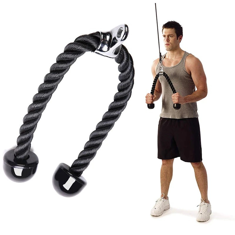 Exercise band for biceps and back Tricep Rope Bicep Cable Shopee