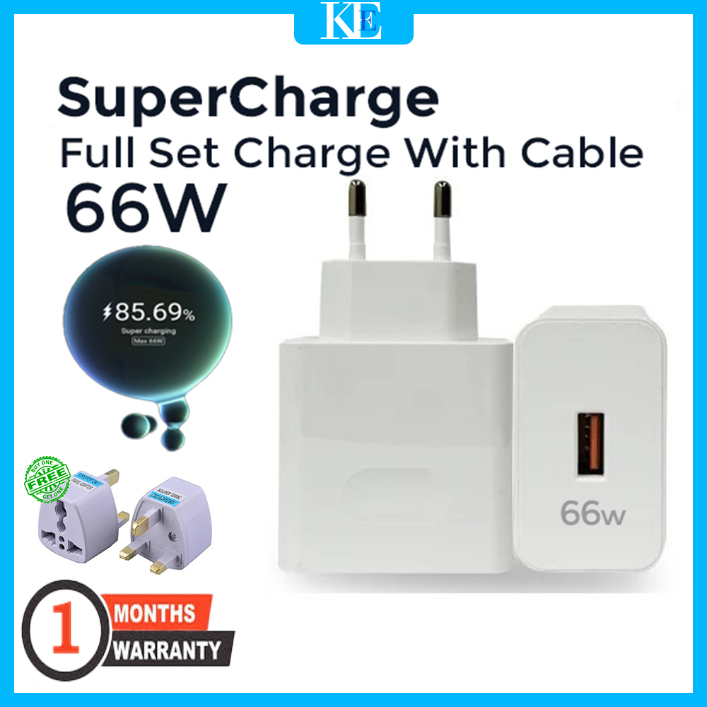 66W Supercharging 2 Pin EU Plug for All Huawei Honor Phone Full Set ...