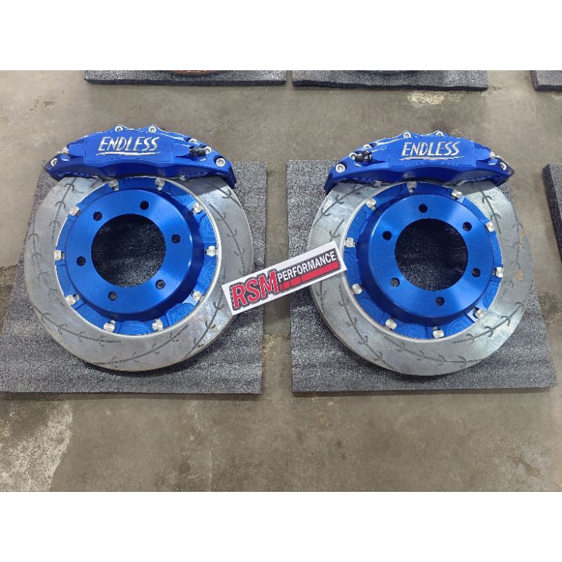 Endless 6 pot caliper brek EC670 355mm rotor rim 18