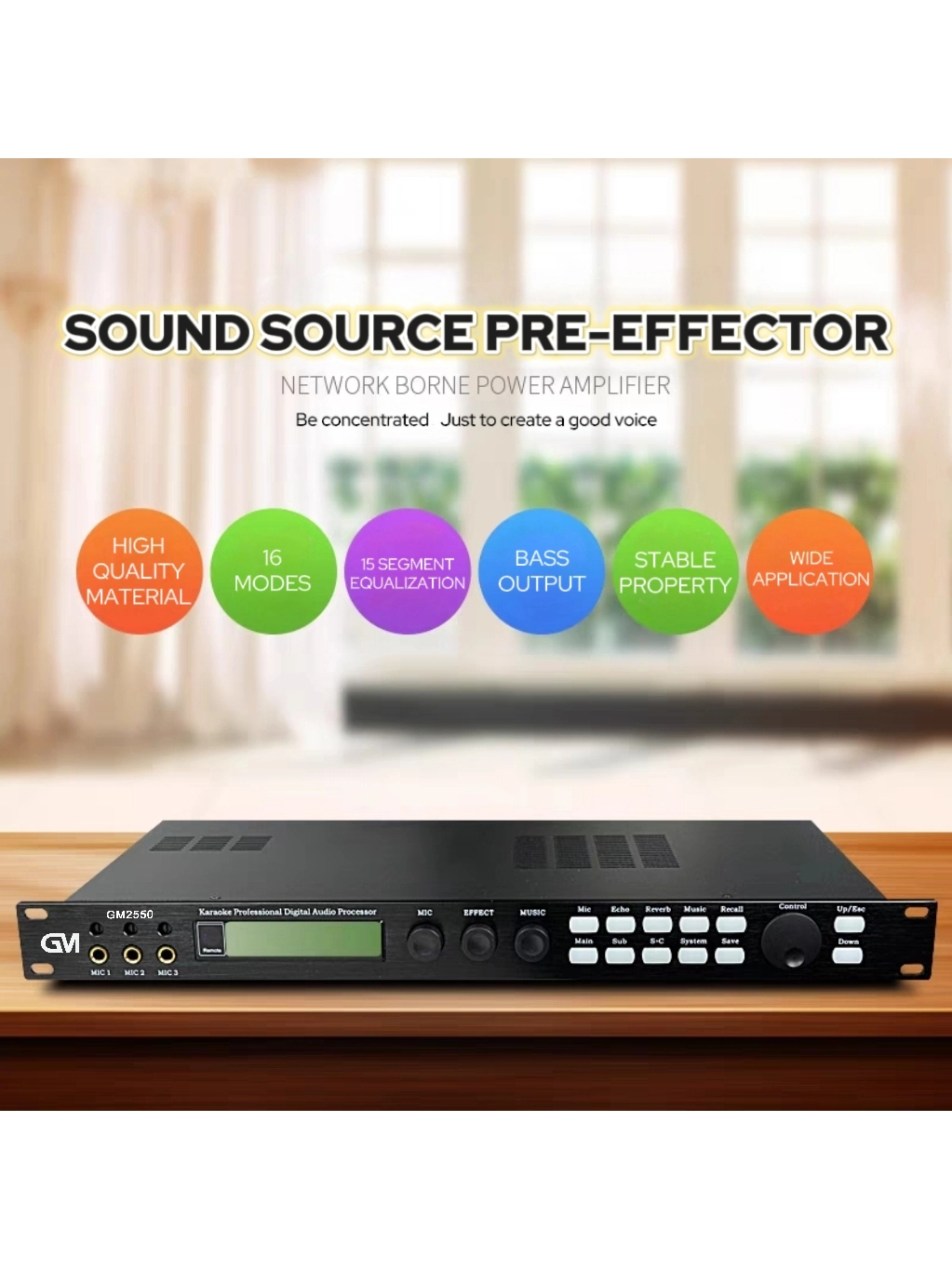G3 Home Front-end Effector Home KTV Anti-howling Digital Reverberator ...