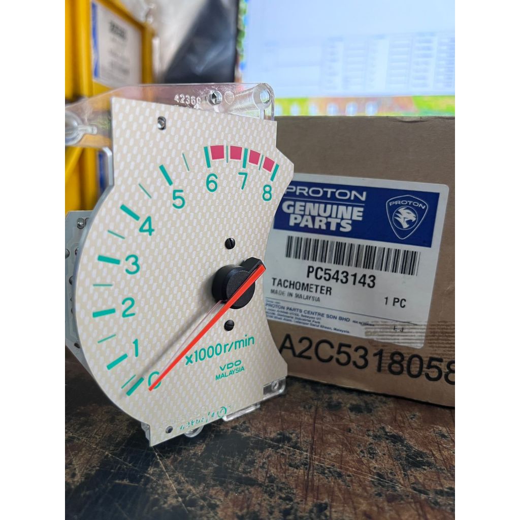 READY STOCK PROTON WIRA 1.5/1.6 WHITE COLOR RPM METER PC543145/PC543143 ...